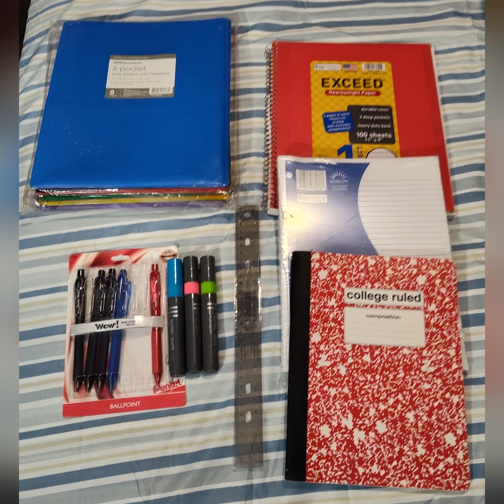 NEW! School Supplies Bundle